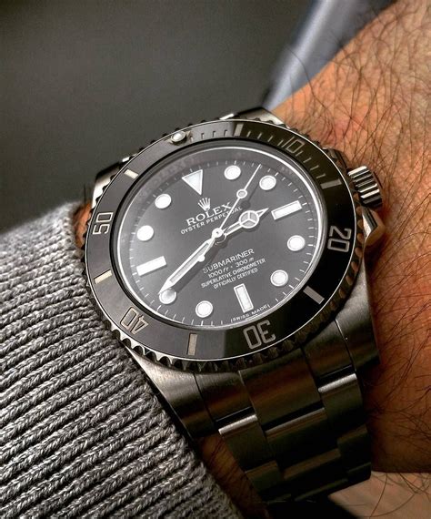 rolex submariner on 6 inch wrist|rolex submariner 41mm thickness.